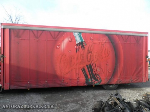 Будка тентованная (шторная) спецразвозчик "Coca-Cola"